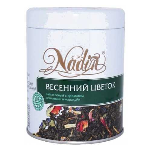 Чай зеленый листовой Nadin весенний цветок 75 г в ЭССЕН