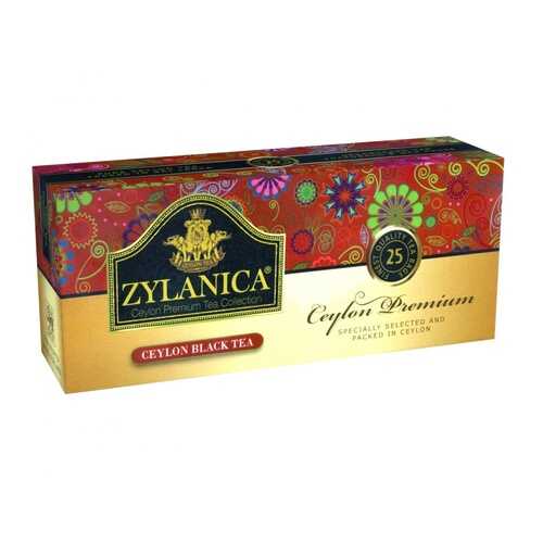 Чай Zylanica Ceylon Premium черный 25 пакетиков в ЭССЕН