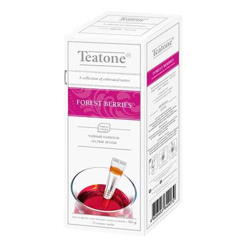 Напиток чайный Teatone forest berries лесные ягоды в стиках 15 пакетиков в ЭССЕН