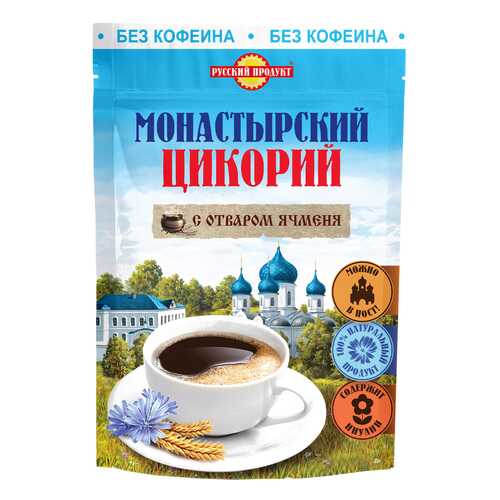 Цикорий монастырский с отваром ячменя Русский Продукт 85 г в ЭССЕН