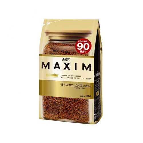 Кофе AGF Maxim растворимый gold blend 180 г в ЭССЕН