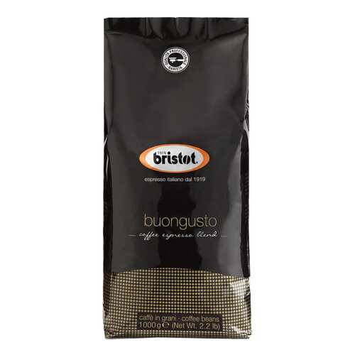 Кофе Bristot Buongusto в зернах 1000 г в ЭССЕН