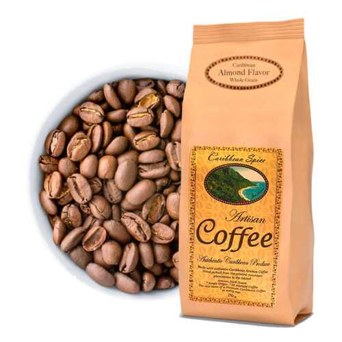 Кофе Caribbean Spice Artisan Kosher Coffee Almond Grain в зернах миндаль 250 г в ЭССЕН