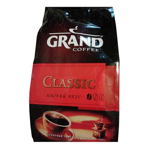Кофе Grand Classic растворимый 200 г в ЭССЕН