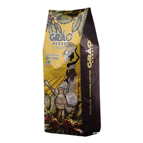 Кофе Grao De Cafe Medellin среднеобжаренный молотый 100 г в ЭССЕН