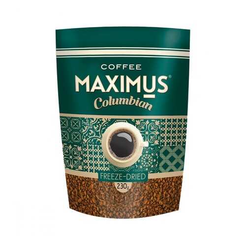 Кофе Maximus Columbian растворимый 230 г в ЭССЕН