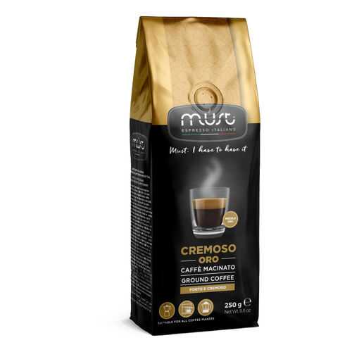 Кофе молотый Must cremoso oro 250 г в ЭССЕН
