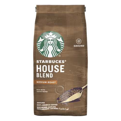 Кофе молотый Starbucks House Blend средней обжарки 200 г в ЭССЕН