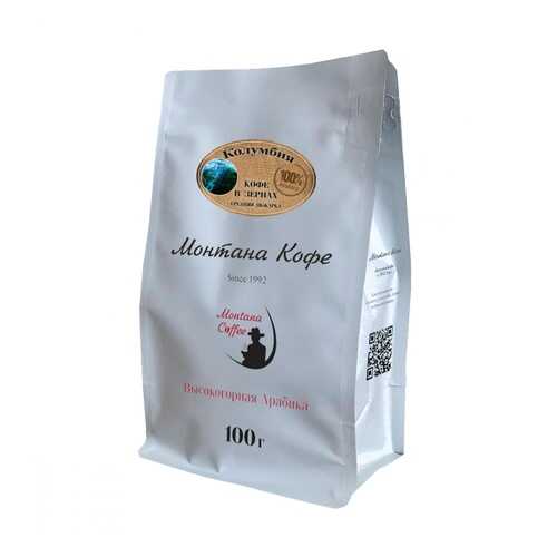 Кофе Монтана Кофе Колумбия в зернах 100 г в ЭССЕН