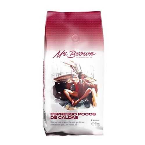 Кофе Mr.Brown Espresso Pocos De Caldas в зернах 1 кг в ЭССЕН