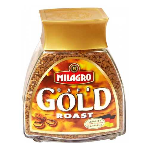 Кофе натуральный растворимый Milagro gold roast сублимированный 95 г в ЭССЕН