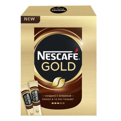 Кофе растворимый Nescafe gold натуральный сублимированный 2 г 30 пакетиков в ЭССЕН