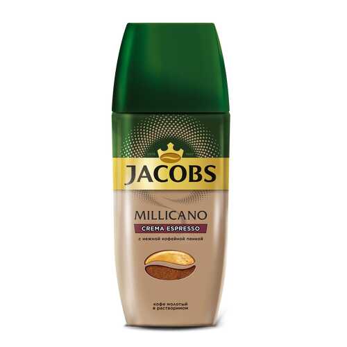 Кофе растворимый с добавлением молотого Jacobs millicano crema espresso 95 г в ЭССЕН