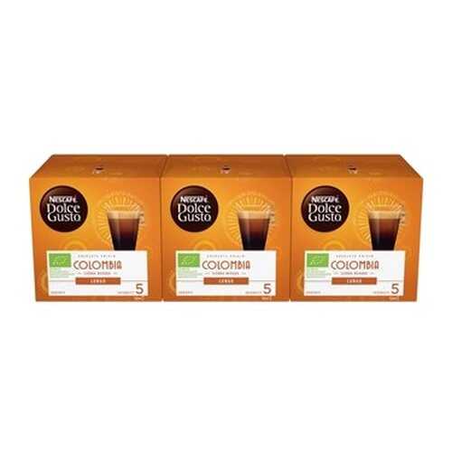 Кофе в капсулах Nescafe Dolce Gusto Лунго Колумбия 3 штуки по 12 капсул в ЭССЕН