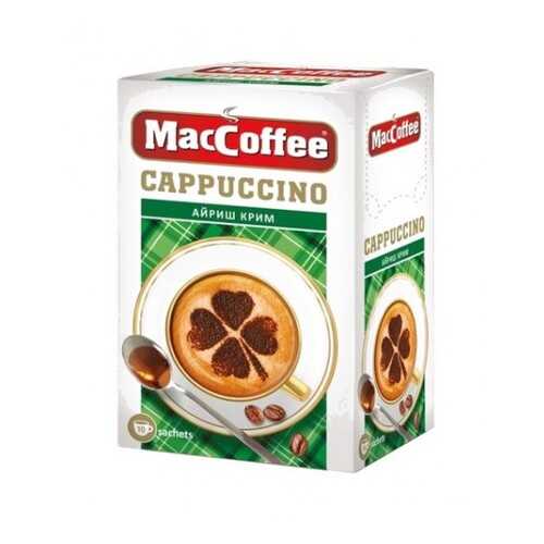 Кофейный напиток растворимый MacCoffee капучино айриш крим 3в1 12.5 г 10 штук в ЭССЕН