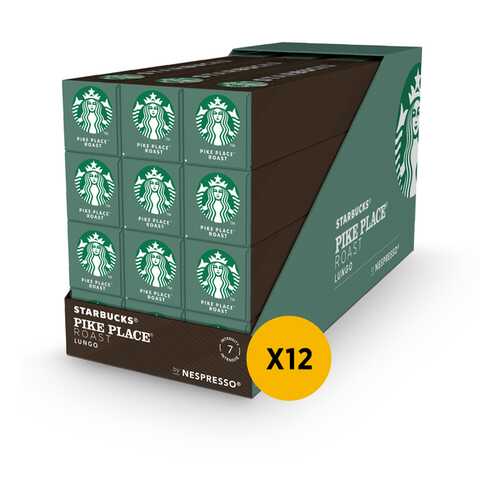 STARBUCKS Pike Place Roast кофе молотый в капсулах для системы Nespresso, 12 шт в ЭССЕН