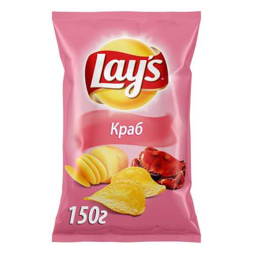 Картофельные чипсы Lay's краб 150 г в ЭССЕН