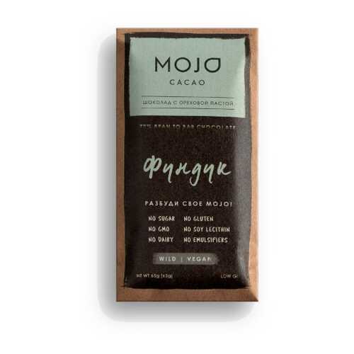 Горький шоколад 72% Mojo Cacao с шоколадно-ореховой пастой со вкусом фундук в ЭССЕН