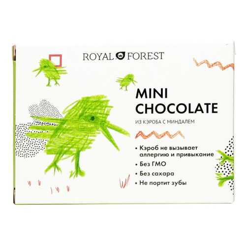 Шоколад Royal Forest из кэроба с миндалем 30г в ЭССЕН