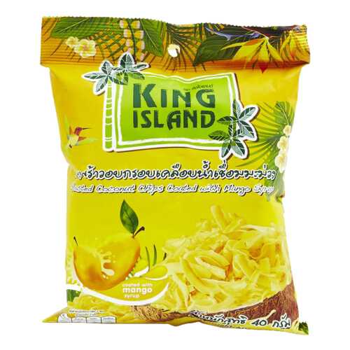 Кокосовые чипсы King Island с манго 40 г в ЭССЕН