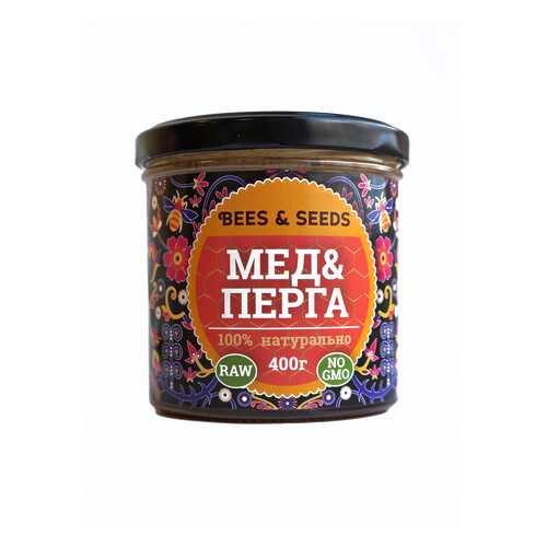 Медовый урбеч Bees&Seeds. Натуральный продукт с мёдом и пергой, 400 г в ЭССЕН