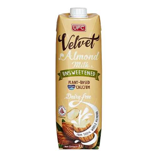 Миндальный напиток UFC Velvet Unsweetened без сахара 1000 мл в ЭССЕН