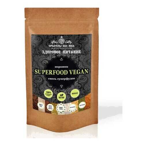 Смесь суперфудов Nanax Superfood Vegan Продукты XXII века порошок 100 г в ЭССЕН