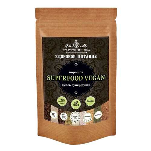 Смесь суперфудов Продукты XXII века Nanax Superfood Vegan порошок 200 г в ЭССЕН