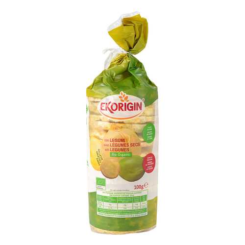 Хлебцы кукурузные Ekorigin legumes cakes с овощами 100 г в ЭССЕН