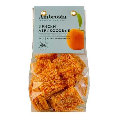 Ириски Ambrosia Абрикосовые 100г Россия в ЭССЕН