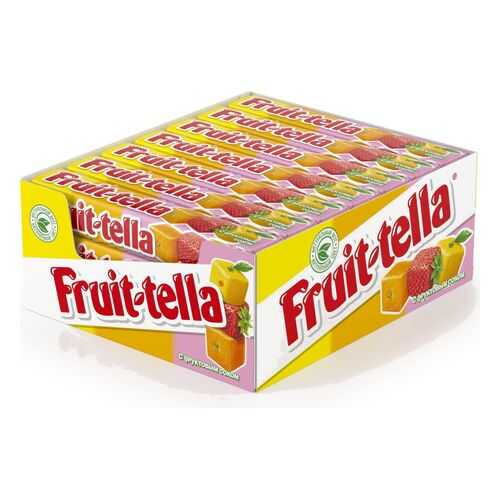 Конфеты Fruit-tella жевательные ассорти 21*41 г в ЭССЕН