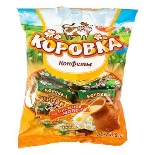 Конфеты Коровка вкус топленое молоко 250 г в ЭССЕН
