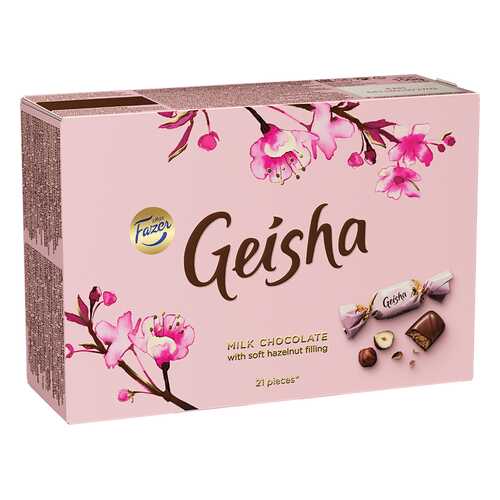 Конфеты шоколадные Geisha с начинкой из тертого ореха 150 г в ЭССЕН
