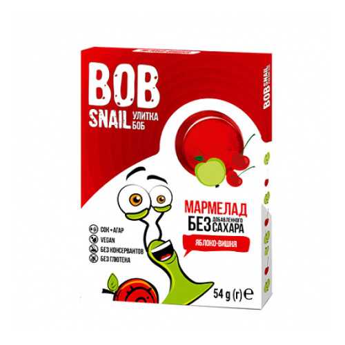 Мармелад фруктово-ягодный Яблоко-вишня Bob Snail 54 г в ЭССЕН