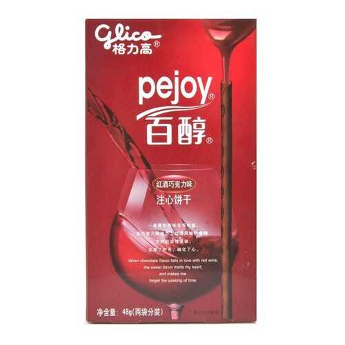 Палочки Glico Pocky красное вино и шоколад 48 г в ЭССЕН