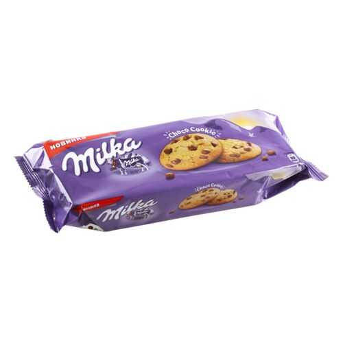 Печенье Milka с кусочками молочного шоколада 168 г в ЭССЕН