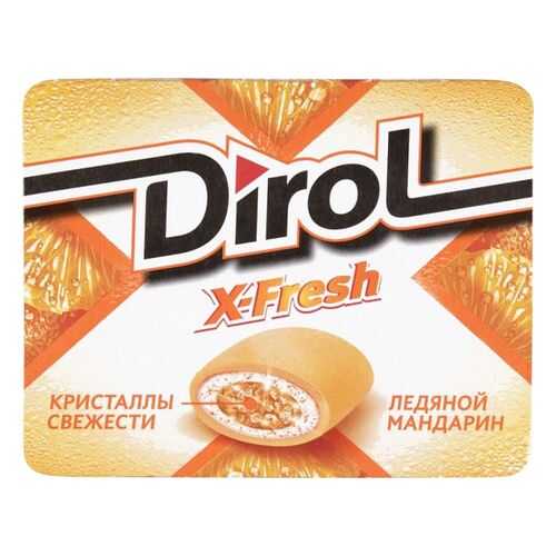 Жевательная резинка Dirol x-fresh ледяной мандарин 16 г в ЭССЕН