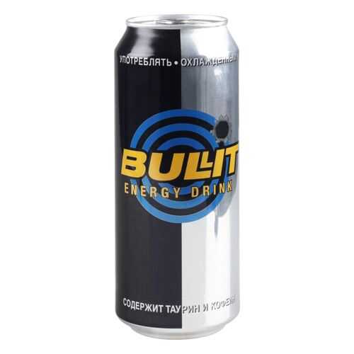 Напиток энергетический Bullit газированный жестяная банка 0.5 л в ЭССЕН