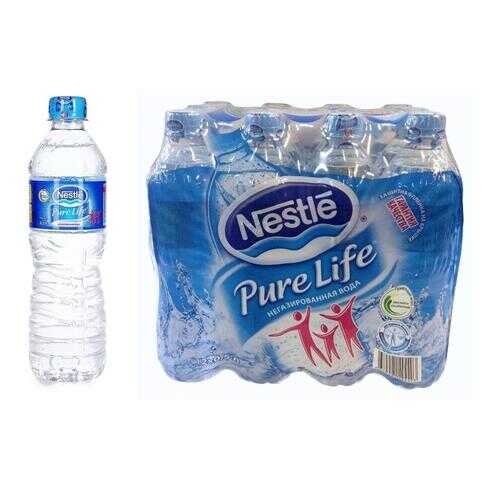 Вода Nestle pure life питьевая 0.5 л 12 штук в упаковке в ЭССЕН