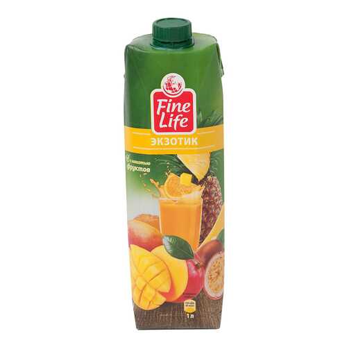 Нектар Fine Life экзотик с мякотью фруктов 1 л в ЭССЕН