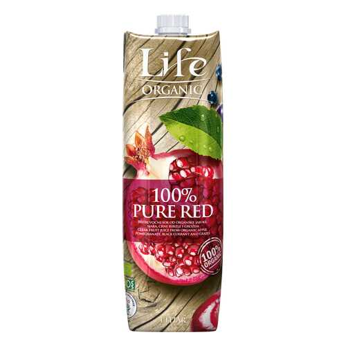 Сок Life premium Pure red мультифруктовый био organic 1 л в ЭССЕН