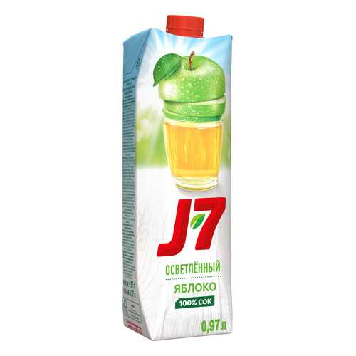 Сок яблоко J7 осветленный 0.97 л в ЭССЕН